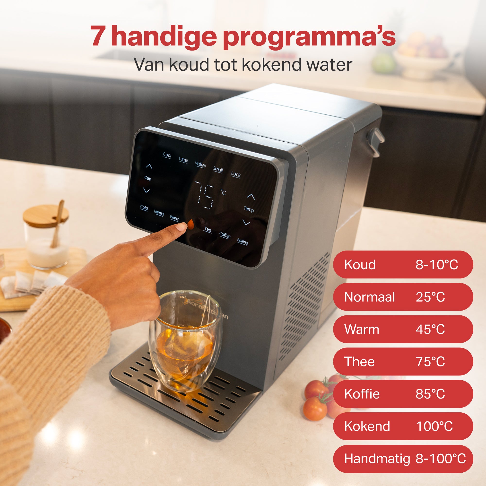 Heetwaterdispenser