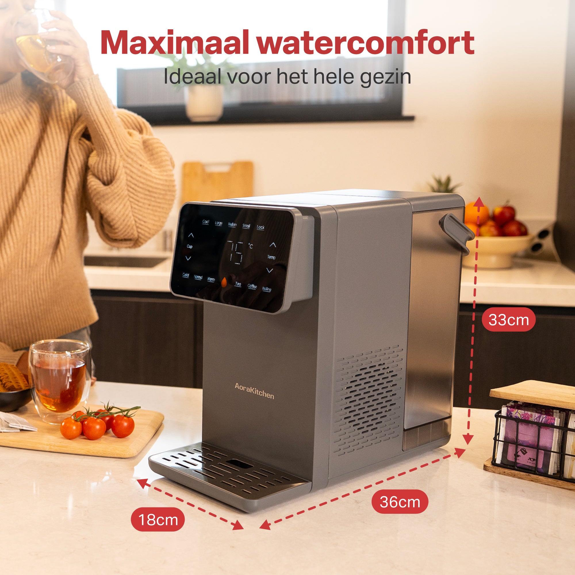 Heetwaterdispenser